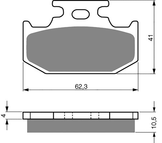 Goldfren Brake Pads K5-100,VD432/2,FA152/2,SBS648