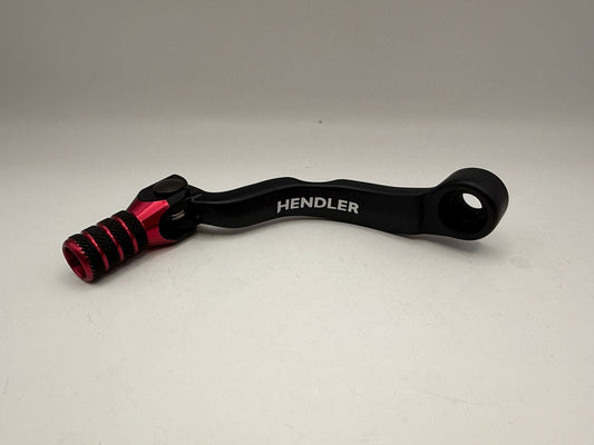 Gear Lever Alloy Black with Red Tip KTM 85 SX 18-20, 125 SX 17-20, 150 SX 17-20, 125 XC-W 17-19, Husqvarna TC85 18-20, TC125 17-20, TE150 17-19, TX125 17-19