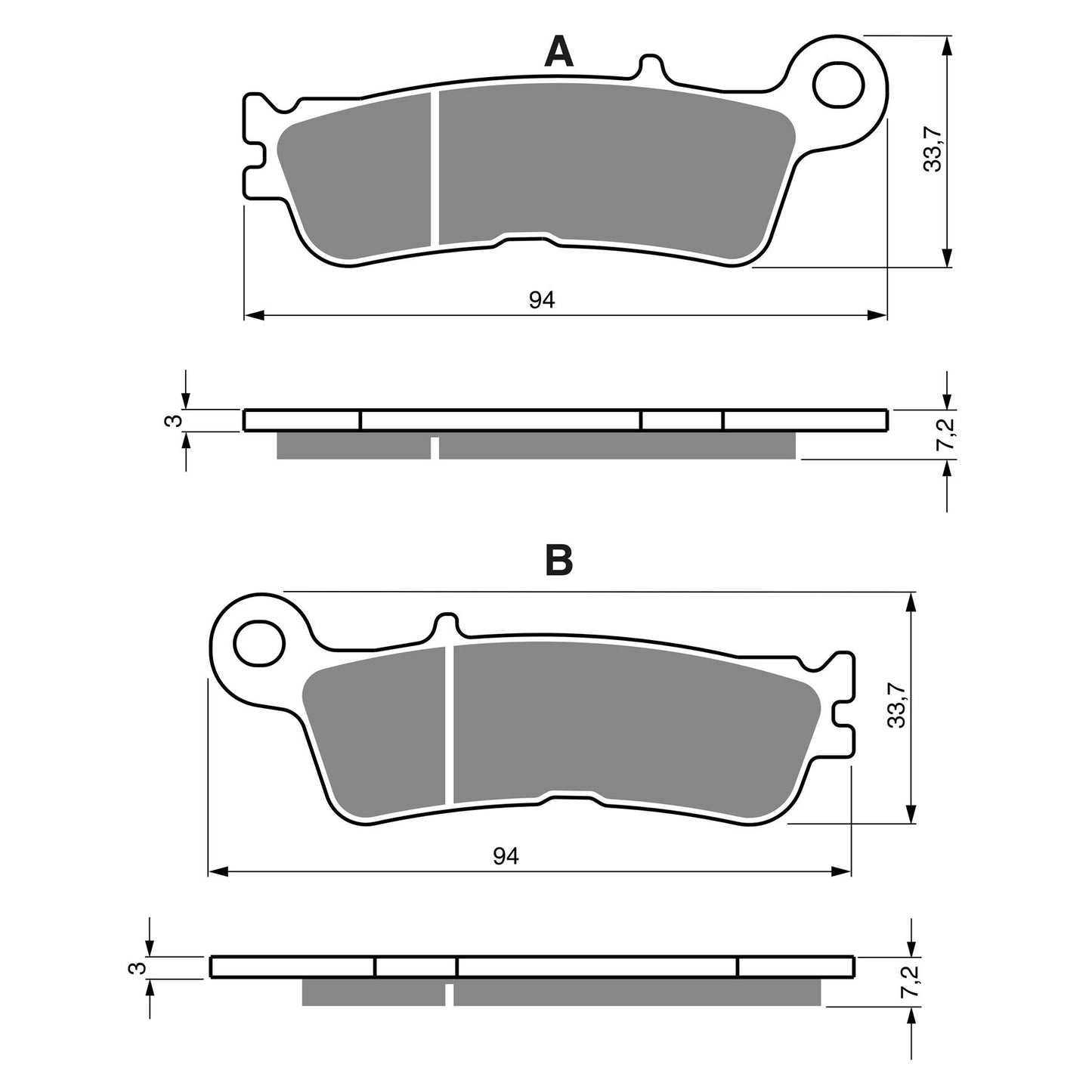 Goldfren K1-403 Yamaha YZ450F 2020