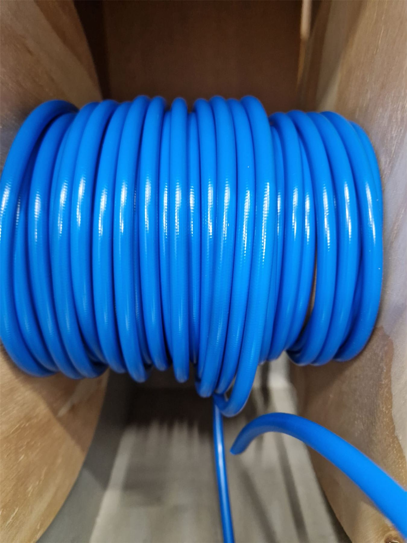 BLUE Hel Clutch Braided Hose Line For Laverda RGA RGS 1000 1981-1986