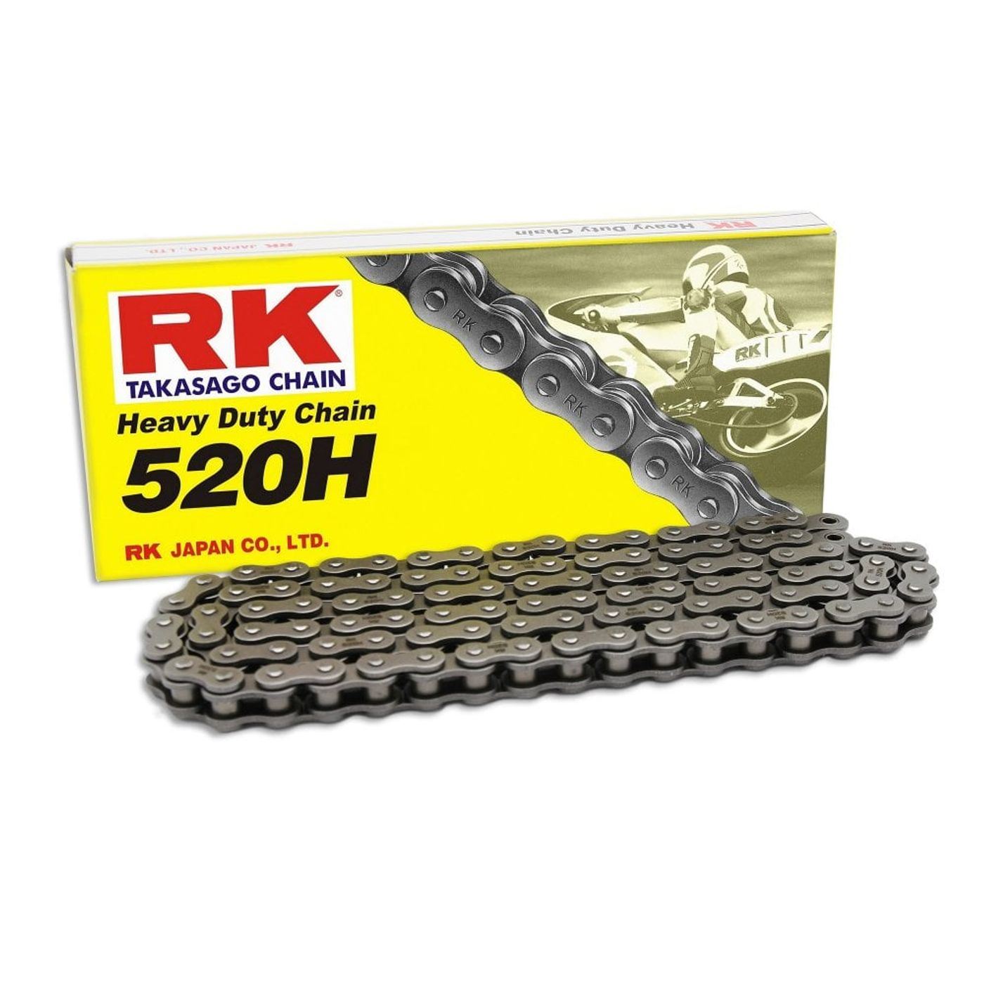 RK Chain Heavy Duty Black 520H 520-128L (34.3KN)