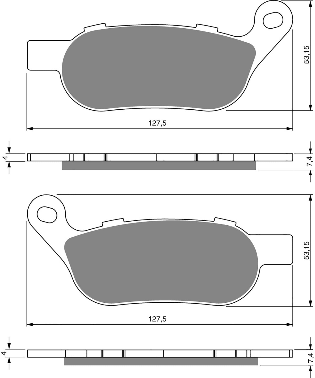 Goldfren Brake Pads S33-273, FA458