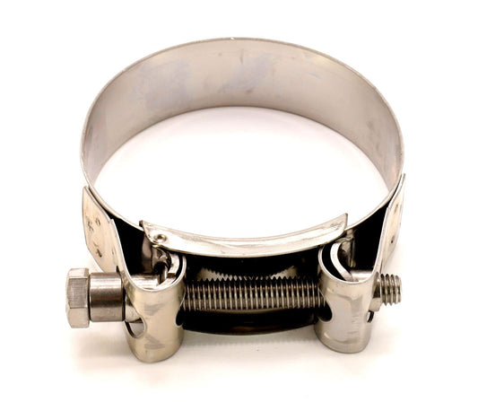 Mikalor Exhaust Clamp 74-79mm All Stainless Steel inc Bolt