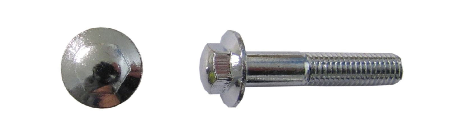 Bolts Chrome Hexagon 8mm x 25mm(10mm Spanner Size)(Pitch 1.25 Per 10