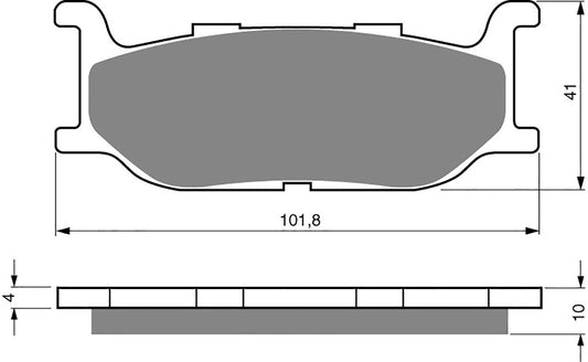 Goldfren Brake Pads AD048, VD255, FA179, FDB781, SBS663