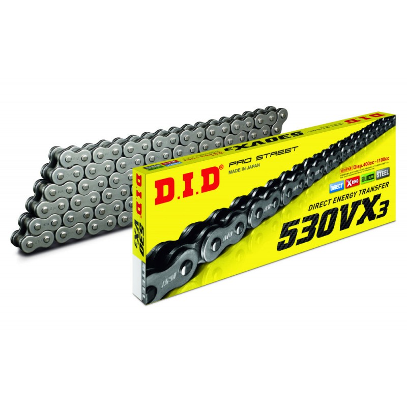 DID 530/50VX X-RING CHAIN 110L, DID530VX3110, 530VX3, DID530VX3110