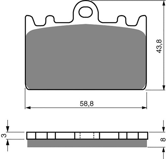 Goldfren Brake Pads AD090, VD433, FA180, FDB741, SBS666