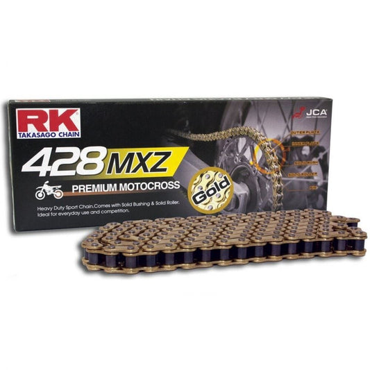 RK Chain For Kawasaki KX85 Big Wheel 428  Conversion 01-20 428 MXZ 130 Links