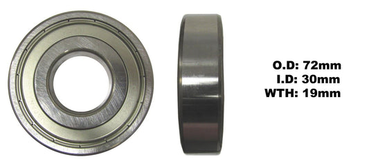 Bearing Koyo 6306Z(I.D 30mm x O.D 72mm x W 19mm)