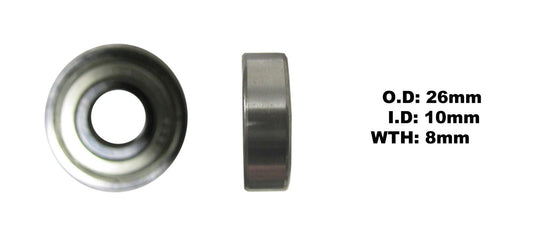Bearing Koyo 6000ZZ(I.D 10mm x O.D 26mm x W 8mm)