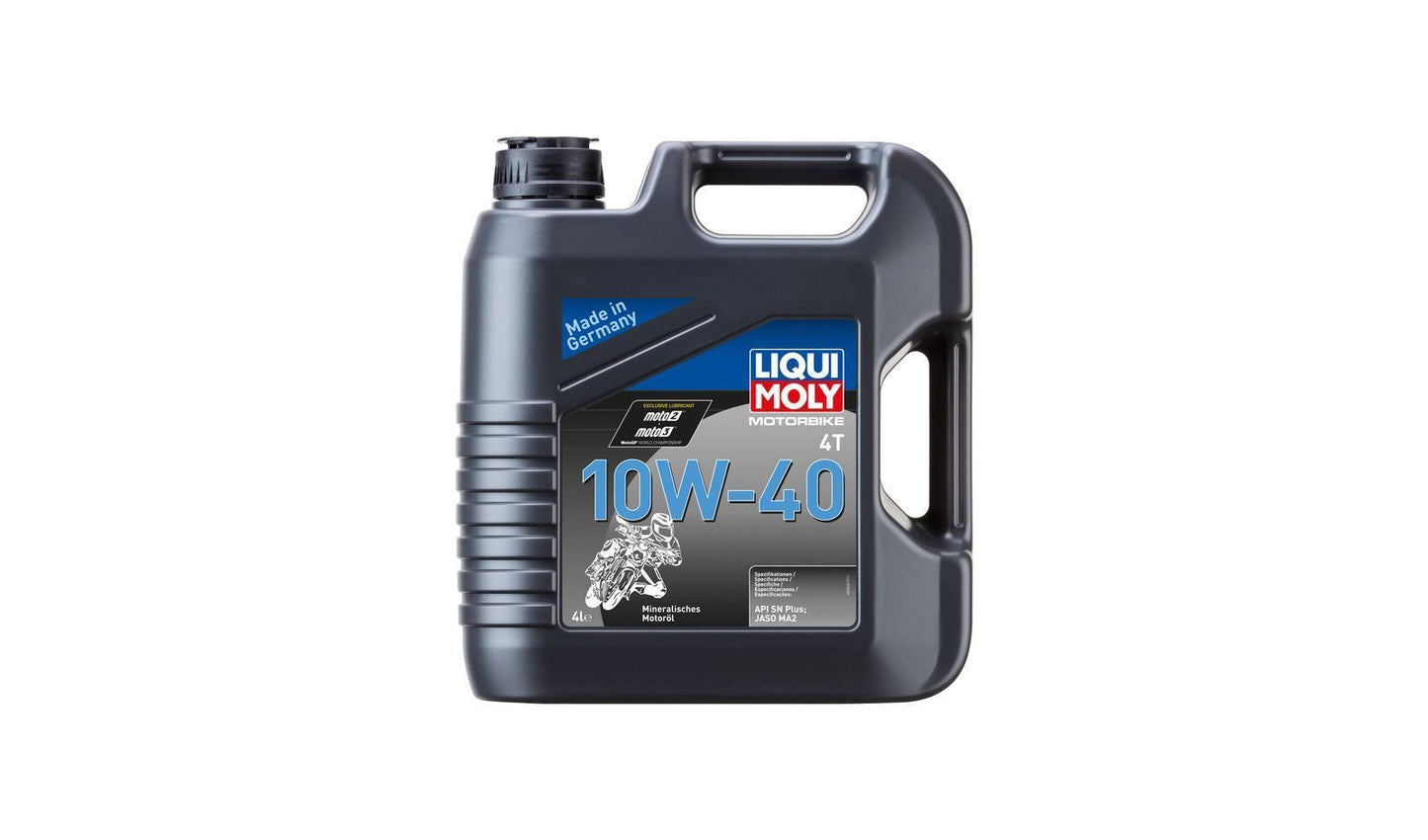 Liqui Moly 4T Motorbike 10w40 Mineral Oil  4 Litres