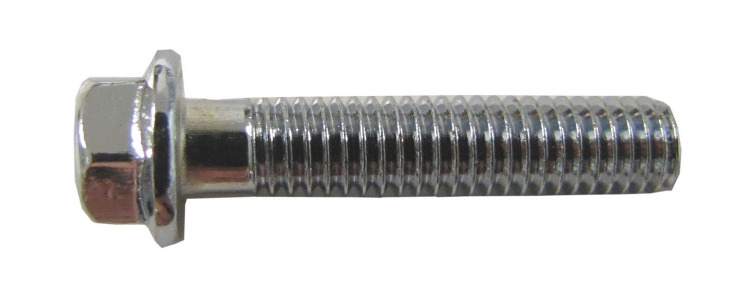Bolts Chrome Hexagon 6mm x 80mm(8mm Spanner Size)(Pitch 1.00 Per 10