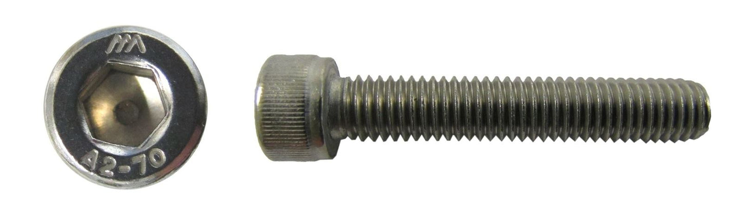 Screws Allen Stainless Steel 6mm x 85mm(Pitch 1.00mm) (Per 20)