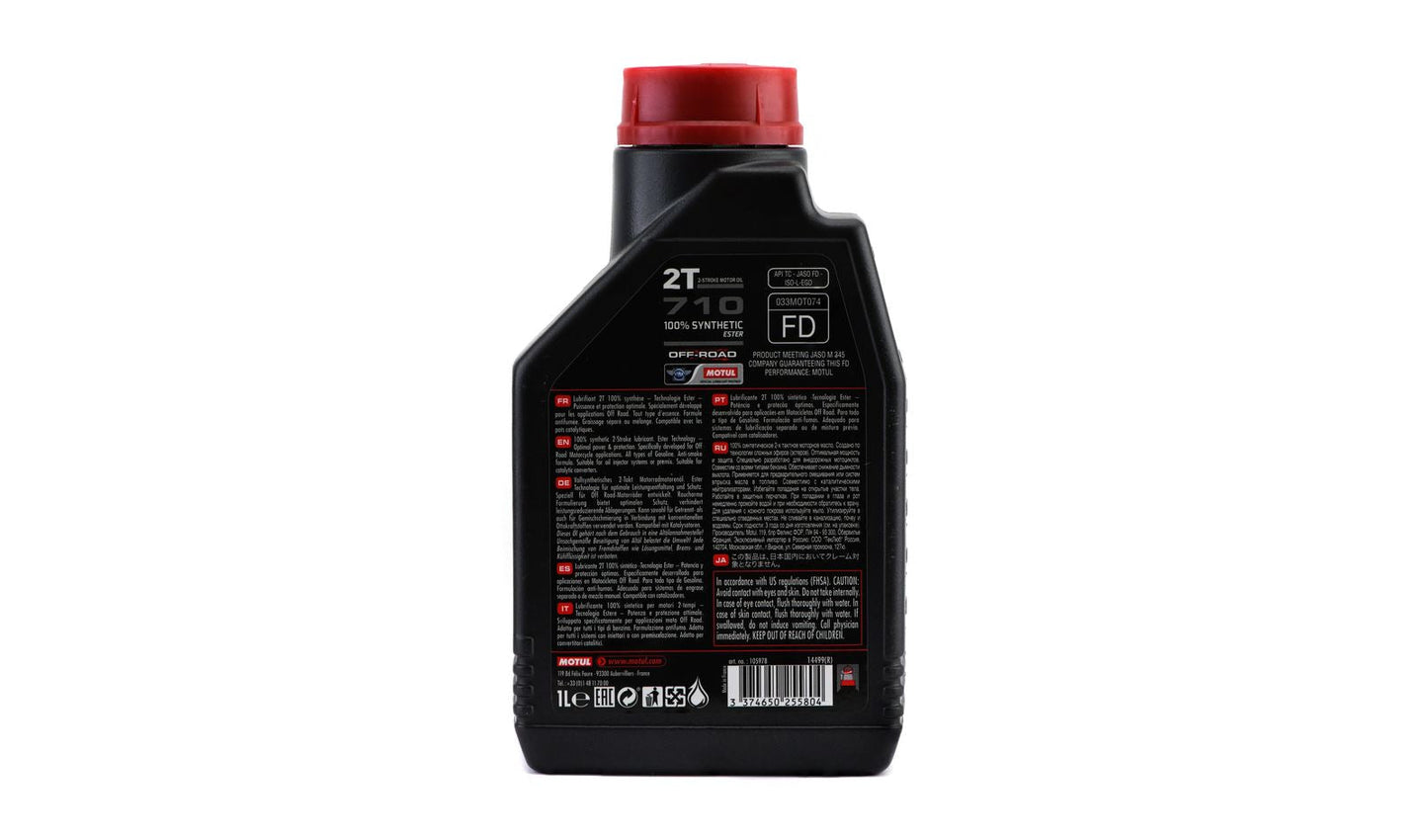 Motul 710 2T 100% Synthetic (Off Road) 1 Litres