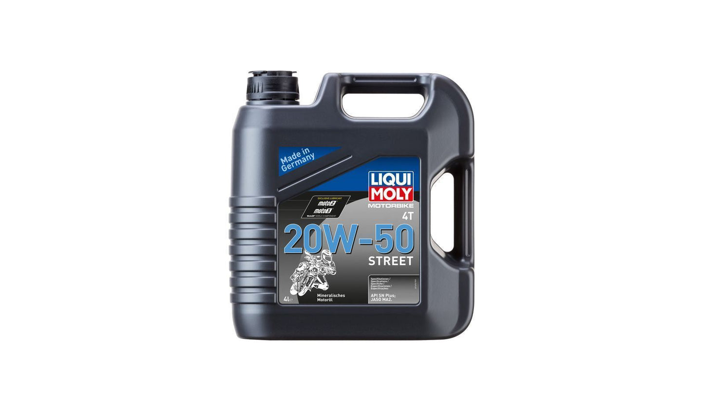 Liqui Moly 4T Motorbike 20w50 Mineral Oil  4 Litres