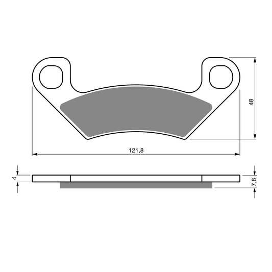 Goldfren AD408, FA742 Arctic Cat Cushman Hauler 19-20, Wildcat 19-20, Prowler Pro Crew 19-20