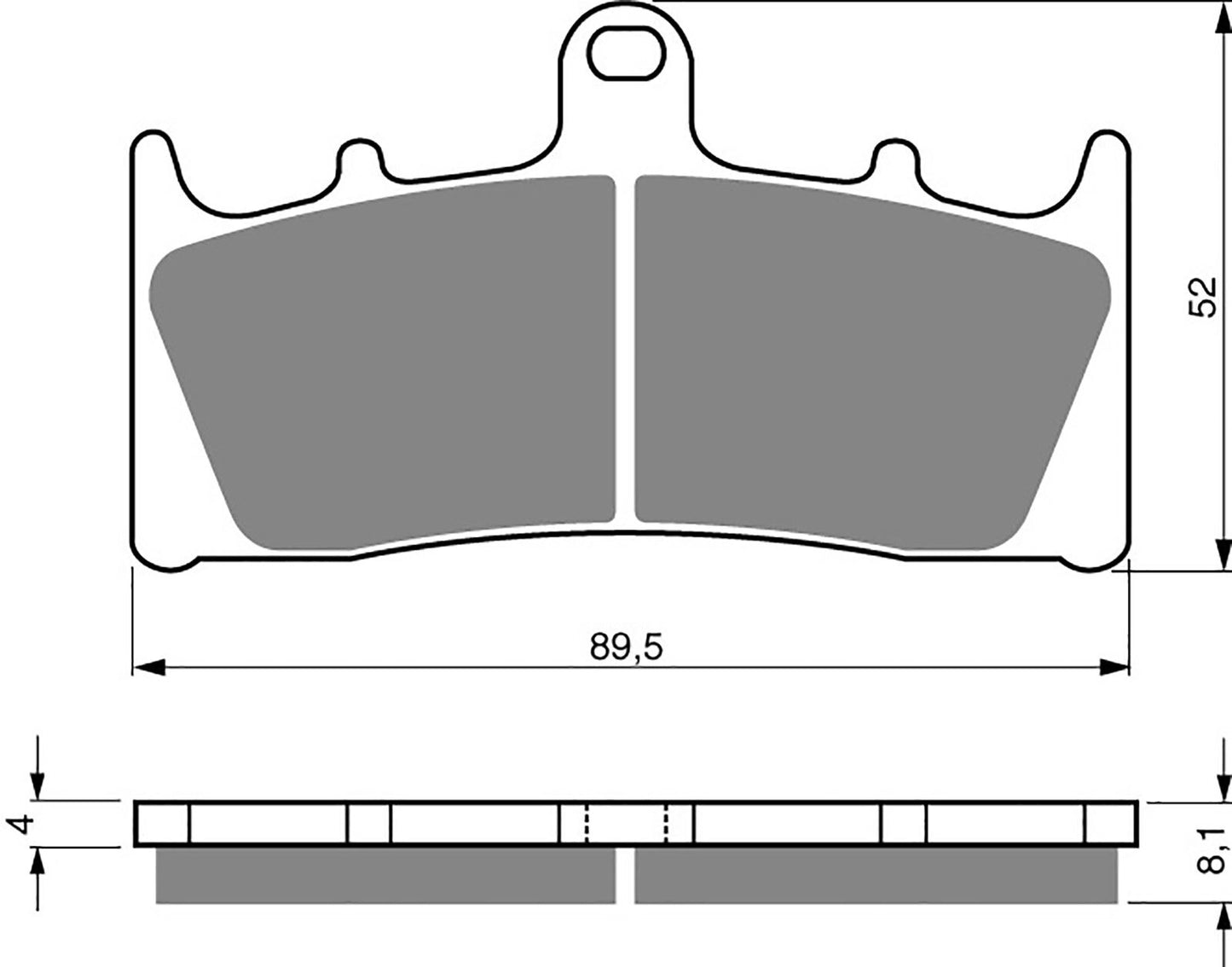 Goldfren Brake Pads AD039, VD349, FA188, FDB873, SBS686