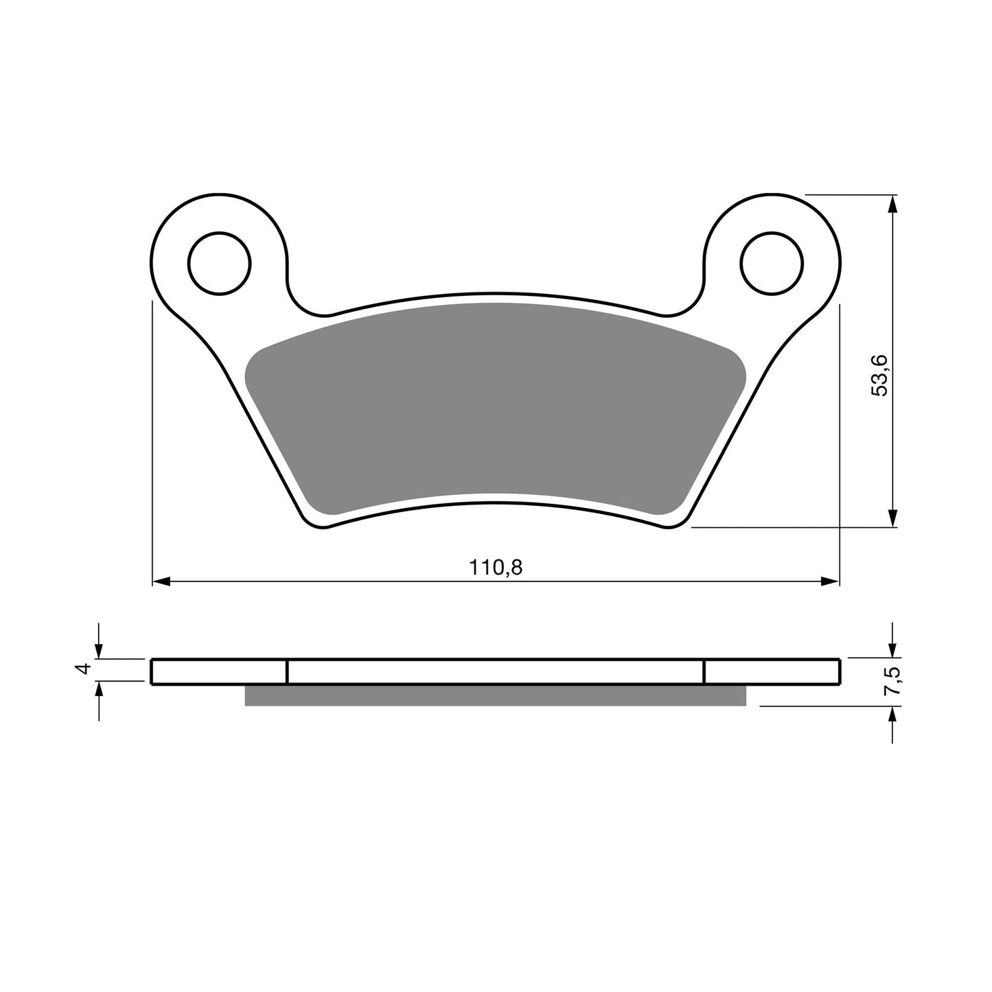Goldfren AD407, FA473 Can-Am Spyder 08-09, Spyder RS, RT 10-12