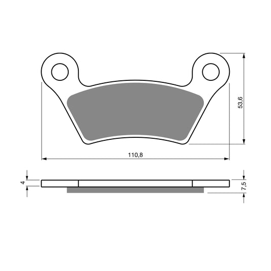 Goldfren AD407, FA473 Can-Am Spyder 08-09, Spyder RS, RT 10-12