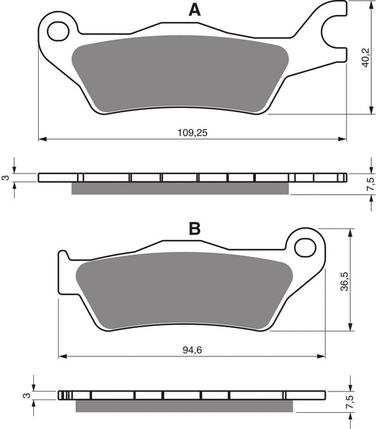 Goldfren S33-381 Suzuki GSX150 17 FA715