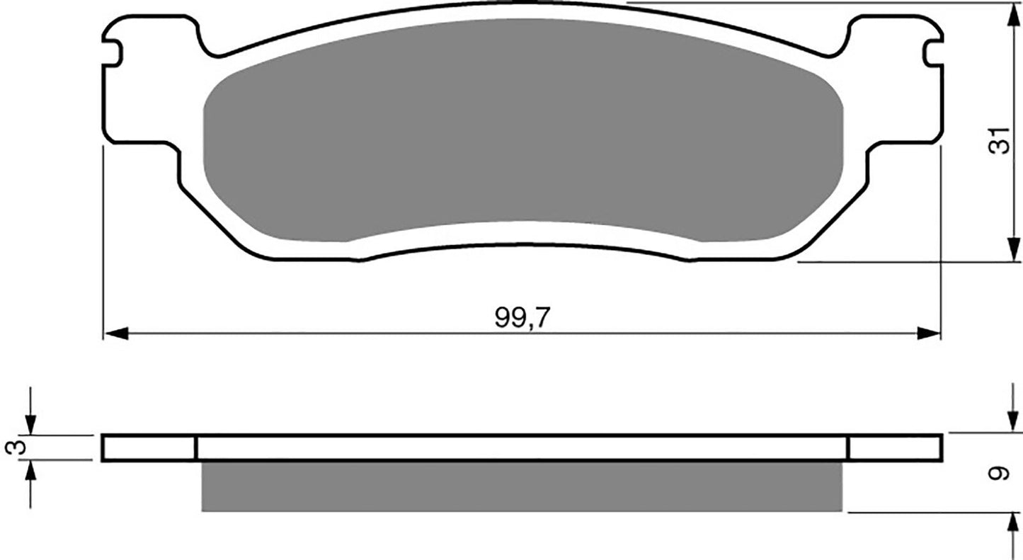 Goldfren Brake Pads S33-146, FA275, SBS728