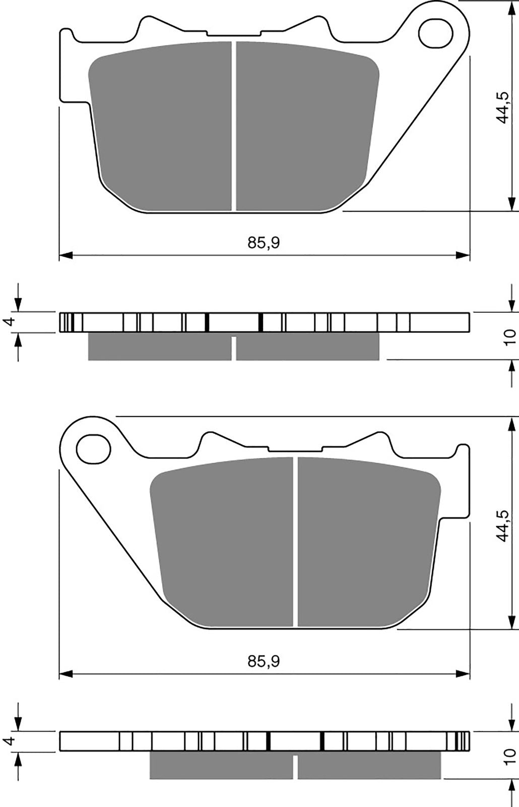 Goldfren Brake Pads AD274, FA387, VD9010, SBS808, FDB2180, DP949