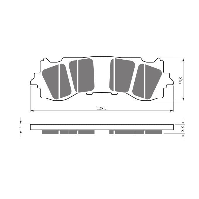 Goldfren S33-430 Honda GL1800 Goldwing 18-24
