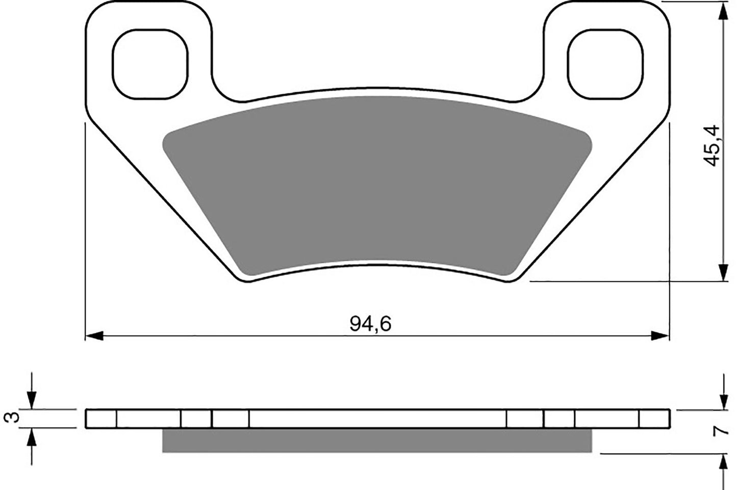 Goldfren Brake Pads Brake Pads K1-254,FA395,VD9023,SBS822