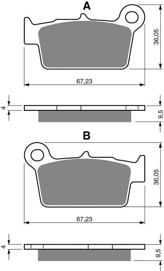 Goldfren Brake Pads Brake Pads K1-187,FA367,VD271,SBS790,FDB2162,DP940