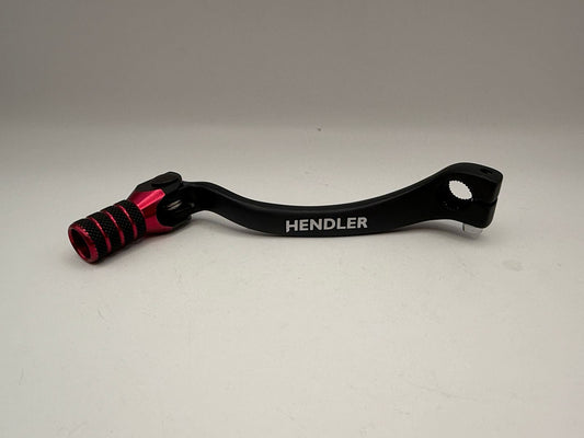 Gear Lever Alloy Black with Red Tip Honda CRF450R 02-04
