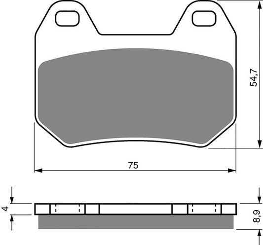 Goldfren Brake Pads AD195, FA304, SBS746, VD972