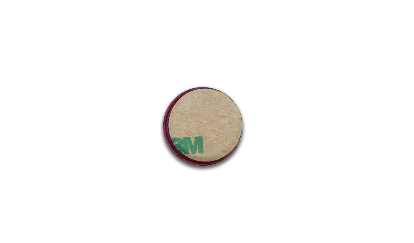Reflector Red Round Stick-On OD 20mm