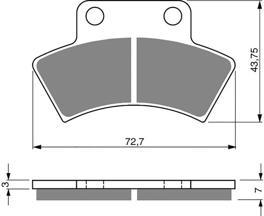 Goldfren Brake Pads Brake Pads K1-216,FA232,VD950