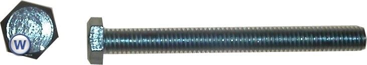 Bolts Hexagon 6mm x 50mm(10mm Spanner Size)(Pitch 1.00mm) Per 20