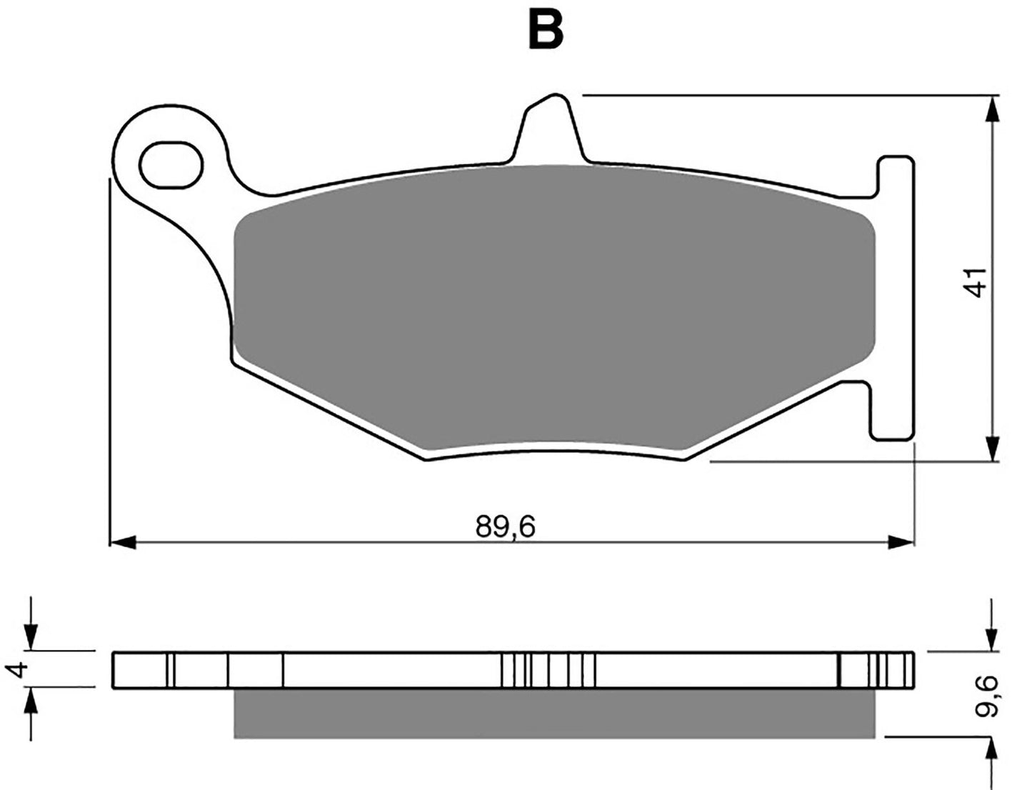 Goldfren Brake Pads S33-241, FA419, SD359, SBS833, DP963
