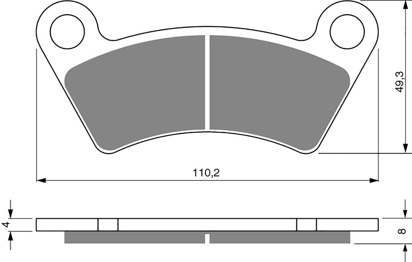 Goldfren Brake Pads S33-294, FA482
