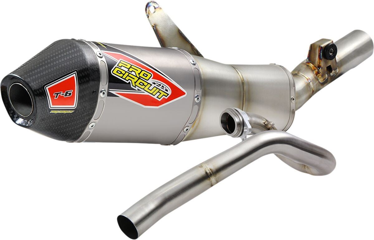 Pro Circuit 0112145H EXHST T6SS-TI/CF CRF450'2