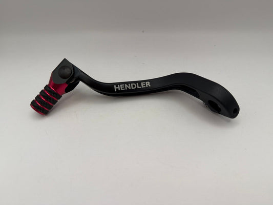 Gear Lever Alloy Black with Red Tip Beta 250 RR 13-20, 300 RR 13-20, 350 RR 11-19, 390 RR 15-19, 400 RR 10-14, 430 RR 15-19, 450 RR 10-14, 480 RR 15-19, 498 RR 12-14, 520 RR 10-11, 300 Xtainer 15-19