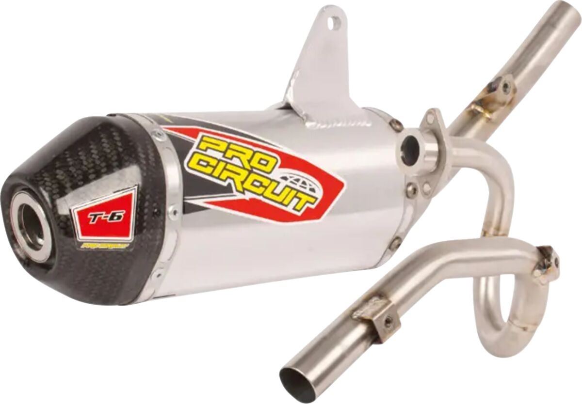 Pro Circuit 0122014FT EXHAUST T6 STAINLESS/CARBON KL