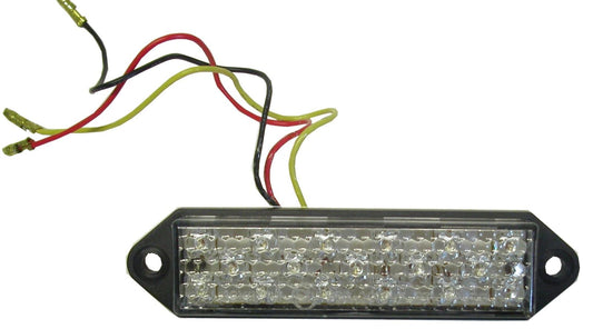 Complete Taillight LED Clear Lens Adhesive/Bolt 30mm x 95mm