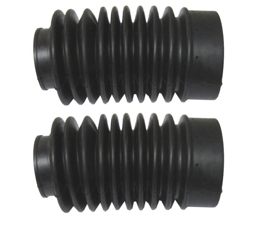 Fork Gaitors British Black 160mm Long Top 42mm Bottom 62mm (Pair)