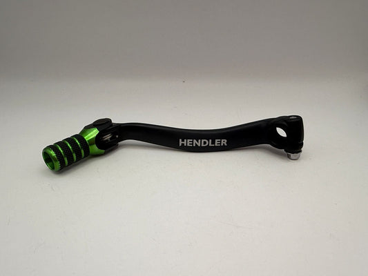 Gear Lever Alloy Black with Green Tip Kawasaki KX450F 09-15