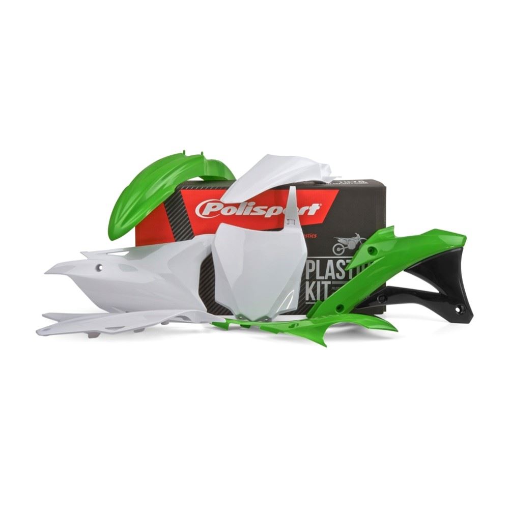 POLISPORT PLASTIC KIT KAWASAKI KLX110 2002-2009, OEM STYLE