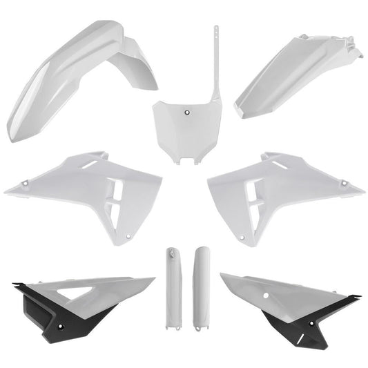 POLISPORT PLASTIC KIT HONDA CRF250R 22-24, CRF450R 21-24, WHITE CRF 2025 RESTYLE