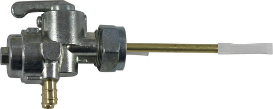 Petrol Tap 14mm x 1.25mm with right hand outlet, on, off & res