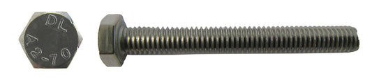 Bolts Hexagon Stainless Steel 6mm x 60mm(1.00mm Pitch)10mm Per 20