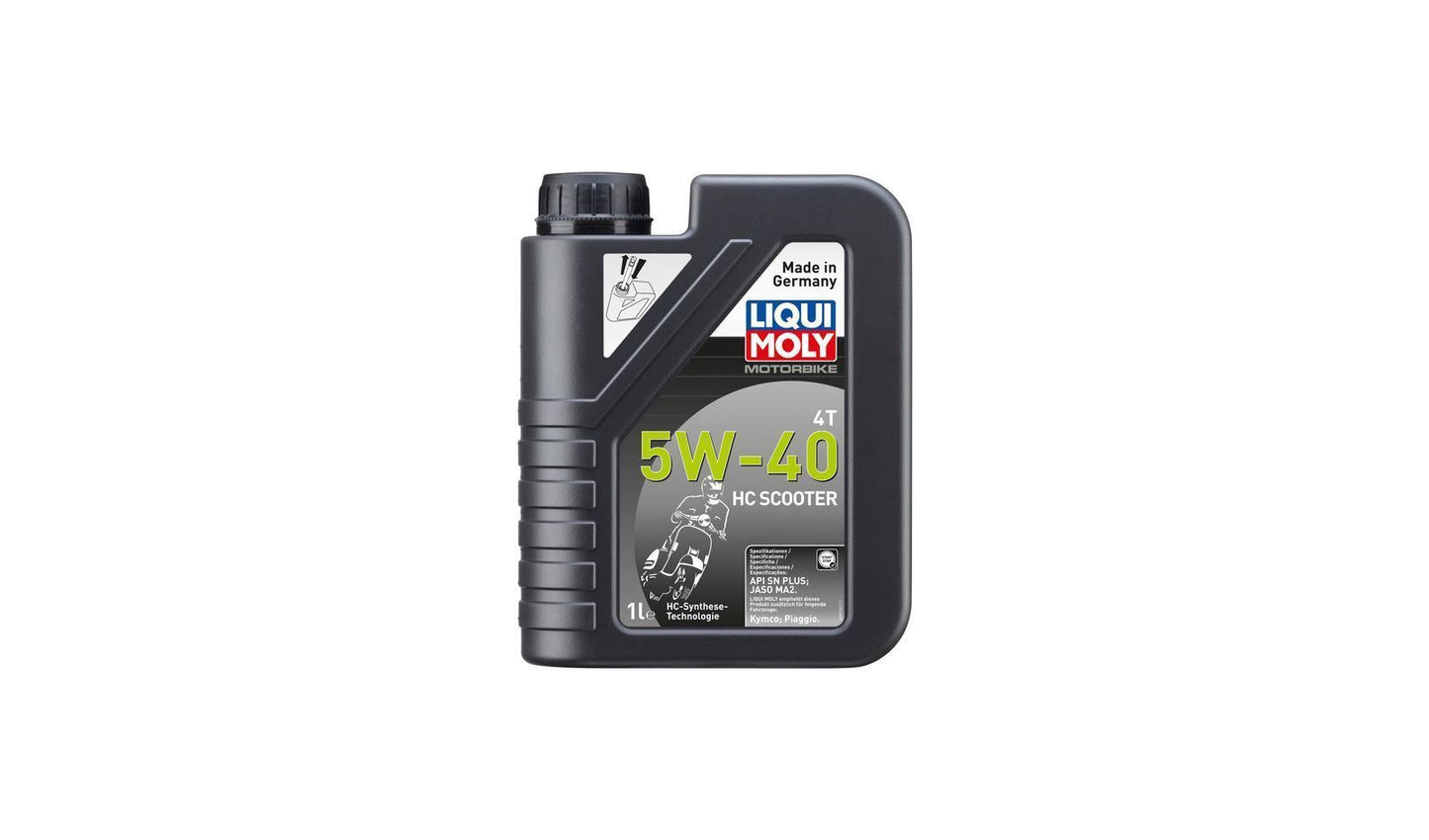 Liqui Moly 4T Scooter 5w40 HC Synthetic Technology Oil  1 Litre