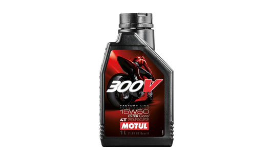 Motul 300V Factory Line 15w50 4T 100% Synthetic 1 Litre