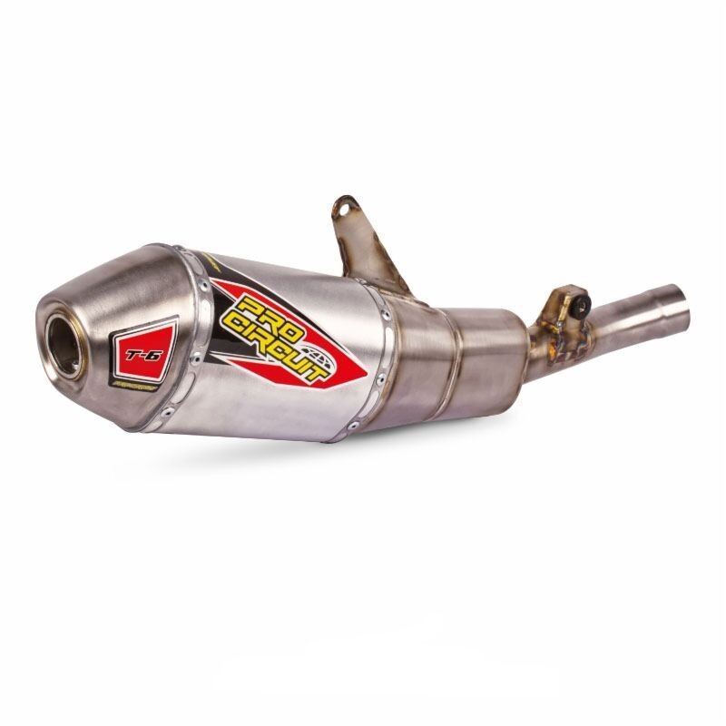Pro Circuit 0112425A MUFFLER T-6 SLIP-ON SS CRF250R