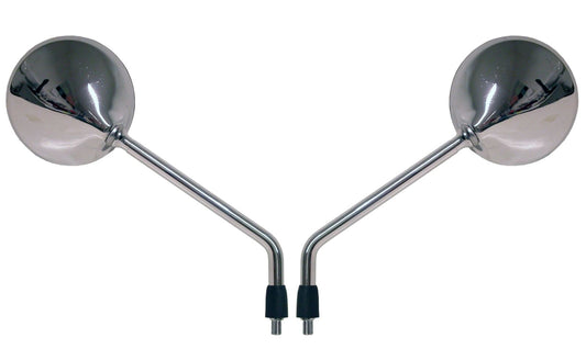 Mirrors 10mm Chrome Round Left & Right Ducati GT1000